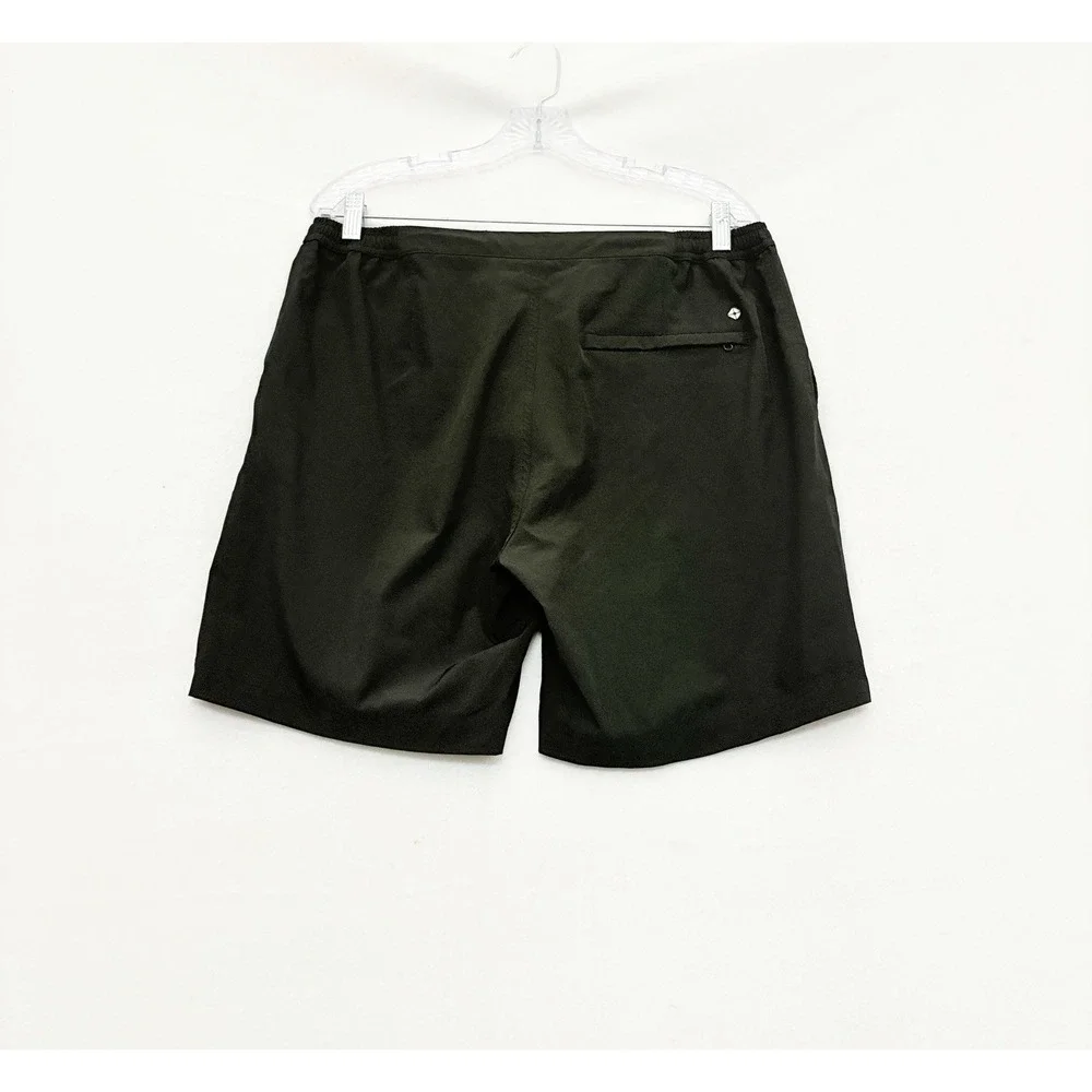 Thousand Miles All Day Shorts Men L Black Drawstring Stretch Running Performance